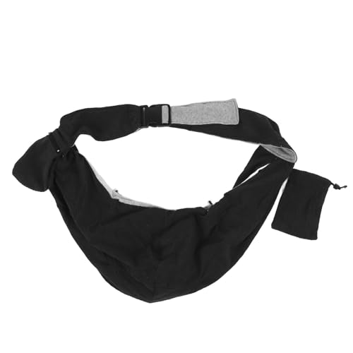 Hundeträgerschlinge, Hundedlinge für kleine Hunde atmungsaktives faltbares Haustierträger mit gepolstertem Schultergurt, Flucht -Proof -Design zum täglichen Gebrauch, Außenreisen, (Black) von OFFAXE
