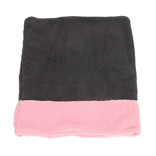 OFFAXE Katzenhöhle, mehrere verwendet bequemes Plüschmaterial Haustiermattenbett mit glattem Finsih und offener Eingang, langlebiger Haustier für Innenräume (Rose Red) von OFFAXE