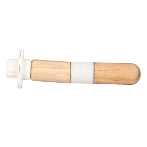 OFFAXE Vogelbarschstab, Papageienfußstabspielzeug, Vogelbarsch, doppelt gefrosteter Standstab, Krallenschärfstab, geeignet für Vögel (White Wood Type Frosted Bar) von OFFAXE