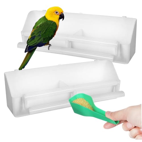 OFFSCH 1 Set Futterbox Vogelfutter Löffel Futterspender Futternapf Saatschale Vögel Vogelzubehör Vogelnäpfe Für Käfige Papageienfutternapf Vogelleckerlihalter Sittichfutterhalter OFFSCH 1 Set Futterbox Vogelfutter Löffel Futterspender Futternapf Saatschale Vögel Vogelzubehör Vogelnäpfe Für Käfige Papageienfutternapf Vogelleckerlihalter Sittichfutterhalter von OFFSCH
