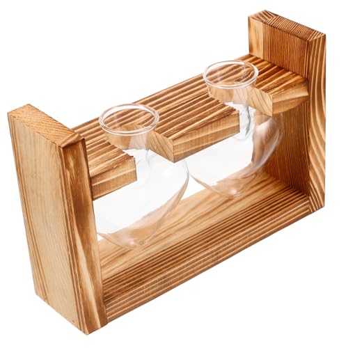 OFFSCH 1 Set Transparente Vase Mit Holzrahmen Pflanzendekor Innentöpfe Für Pflanzen Heimdekoration Vase Töpfe Wasserpflanzer Hydrokultur Terrarium Tischvase Aus Glas OFFSCH 1 Set Transparente Vase Mit Holzrahmen Pflanzendekor Innentöpfe Für Pflanzen Heimdekoration Vase Töpfe Wasserpflanzer Hydrokultur Terrarium Tischvase Aus Glas von OFFSCH