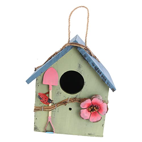 OFFSCH Vogelhaus Sitzstange Ständer 1Pc Handgemachtes Holz Vogelnest Outdoor Garten Dekoratives Vogelhaus für Vögel OFFSCH Vogelhaus Sitzstange Ständer 1Pc Handgemachtes Holz Vogelnest Outdoor Garten Dekoratives Vogelhaus für Vögel von OFFSCH