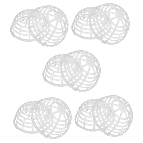 OFFSCH 10 Stück Farnpflanzabdeckung Mooskugeln Für Aquarium Live Mooskugelhalter Javamoos Lebende Pflanze Für Das Aquarium Lebendige Mooskugel Moosball Transparent Kunststoffrohstoff OFFSCH 10 Stück Farnpflanzabdeckung Mooskugeln Für Aquarium Live Mooskugelhalter Javamoos Lebende Pflanze Für Das Aquarium Lebendige Mooskugel Moosball Transparent Kunststoffrohstoff von OFFSCH