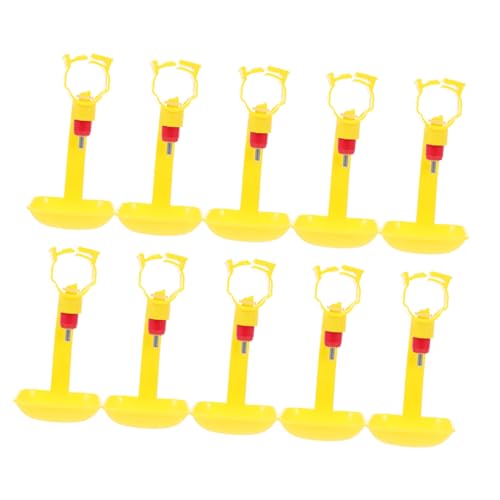 OFFSCH 10 Stück Teiliges Hühner wassertränke Robustem Automatik nippelspender Langlebig und Kippsicher Lebensmittelecht für Geflügel und Vögel Einfach Anzuschließen und Praktisch im von OFFSCH