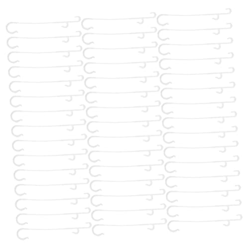 OFFSCH 100 Stück Tomatenständer Stützclips Für Tomaten Kunststoffklammern Für Die Gartenarbeit Stützhaken Für Tomaten Wein-Clips Tomatenhaken Transparent Plastik von OFFSCH