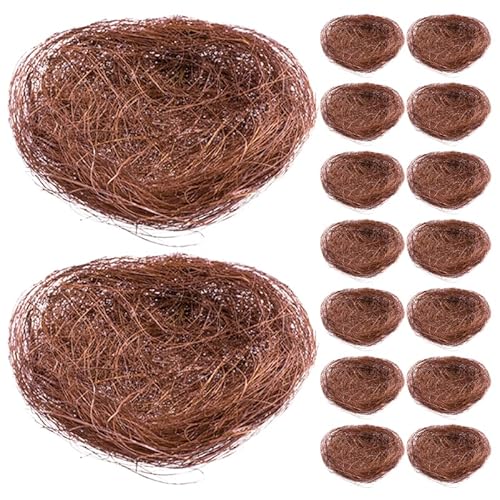 OFFSCH Vogelnest Für Vogelhaus Basteln Sittich Bastelzubehör Gewebtes Vogelnest Landschaftsdekor Party-ornament OFFSCH Vogelnest Für Vogelhaus Basteln Sittich Bastelzubehör Gewebtes Vogelnest Landschaftsdekor Party-ornament von OFFSCH