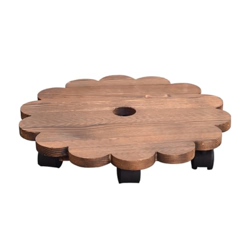 OFFSCH Blumentopf-Tablett aus Massivholz mit feststellbaren Rädern Pflanzen-Bewegungsständer für den Innen- und Außenbereich Balkon OFFSCH Blumentopf-Tablett aus Massivholz mit feststellbaren Rädern Pflanzen-Bewegungsständer für den Innen- und Außenbereich Balkon von OFFSCH