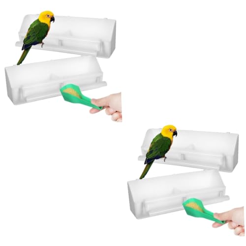 OFFSCH 2 Sets Feeder Bowl Zubehör Vogel Käfig Feeder Vogel Wasser Dispenser Indoor Vogel Fütterung Werkzeug OFFSCH 2 Sets Feeder Bowl Zubehör Vogel Käfig Feeder Vogel Wasser Dispenser Indoor Vogel Fütterung Werkzeug von OFFSCH