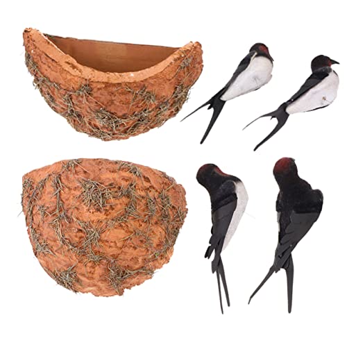 OFFSCH Simulation Schwalbennest Vogel Figur Vogel Nest Dekoration Für Realistische Vogel Nest Ornament OFFSCH Simulation Schwalbennest Vogel Figur Vogel Nest Dekoration Für Realistische Vogel Nest Ornament von OFFSCH