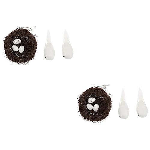 OFFSCH 2 Sets Vögel Nest Eier Weihnachten Künstliche Vögel Nest Schmuck Realistische Und Stilvolle Dekorative Nest OFFSCH 2 Sets Vögel Nest Eier Weihnachten Künstliche Vögel Nest Schmuck Realistische Und Stilvolle Dekorative Nest von OFFSCH
