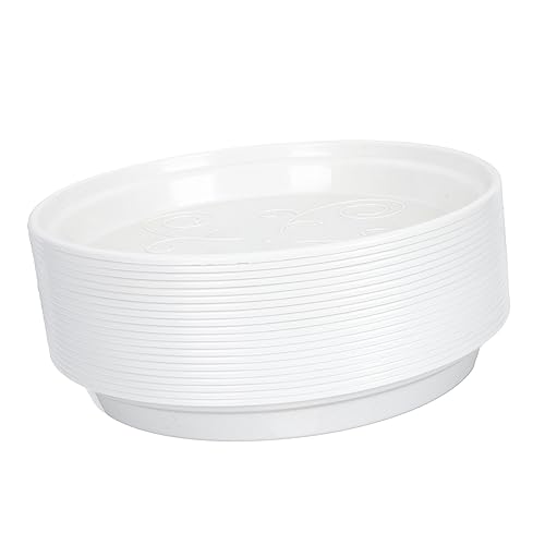OFFSCH 20 Stücke Harz Runde Blumentopf Trays Wasser Halten Trays Für Garten Zubehör OFFSCH 20 Stücke Harz Runde Blumentopf Trays Wasser Halten Trays Für Garten Zubehör von OFFSCH