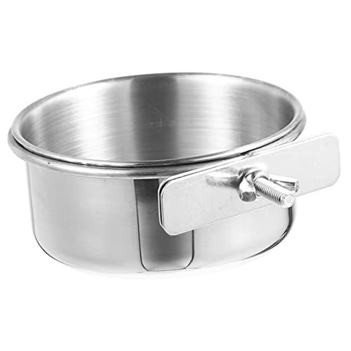 OFFSCH 2st Futterspender Aus Edelstahl Wasserschale Für Papageienfutter Papageien Wasserbecher Nymphensittich-Feeder Vögel Essen Vogelfütterungsbecher Vogelkäfig Rostfreier Stahl Silver OFFSCH 2st Futterspender Aus Edelstahl Wasserschale Für Papageienfutter Papageien Wasserbecher Nymphensittich-Feeder Vögel Essen Vogelfütterungsbecher Vogelkäfig Rostfreier Stahl Silver von OFFSCH