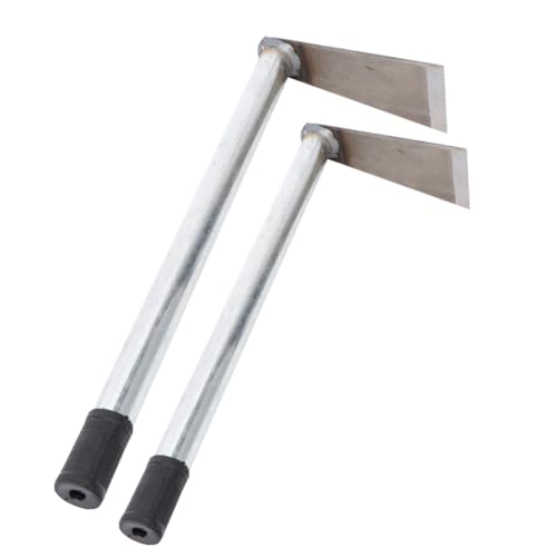 OFFSCH 2pcs Garten Stahl Hacke Jäten Hacken Werkzeug Für Balkon Pflanzen Weiß Griff Funktion OFFSCH 2pcs Garten Stahl Hacke Jäten Hacken Werkzeug Für Balkon Pflanzen Weiß Griff Funktion von OFFSCH