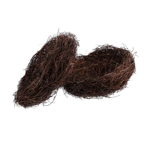OFFSCH Rattan Gewebt Vogel Nest Ornament Künstliche Vogel Nest Für Rasen Decor OFFSCH Rattan Gewebt Vogel Nest Ornament Künstliche Vogel Nest Für Rasen Decor von OFFSCH