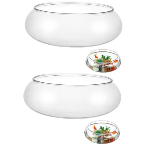 OFFSCH 2stücke Transparentes Aquarium Multifunktionales Desktop Goldfisch-Tank Für Büro-deko Robustes Platzsparendes Design Für Zierfische Und Schildkröten Heim Und Bürodekoration OFFSCH 2stücke Transparentes Aquarium Multifunktionales Desktop Goldfisch-Tank Für Büro-deko Robustes Platzsparendes Design Für Zierfische Und Schildkröten Heim Und Bürodekoration von OFFSCH