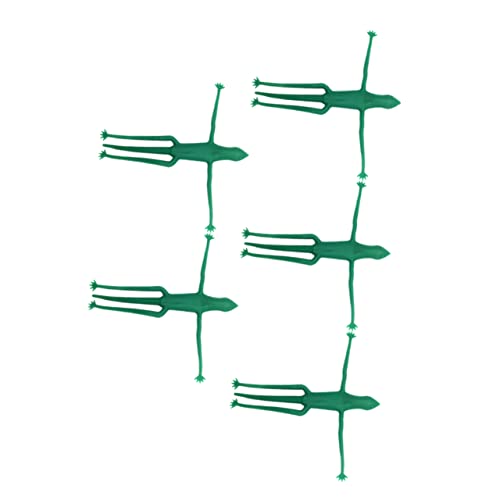 OFFSCH 5 Stück Cartoon -Tierkrawatten drahtbinderücken pflanzenzubehör Kabelbinder pflanzenzuberhör Gartentierbindung weiche Gartenbänder Pflanzenbefestigungsgürtel Gartenkrawatte Green von OFFSCH