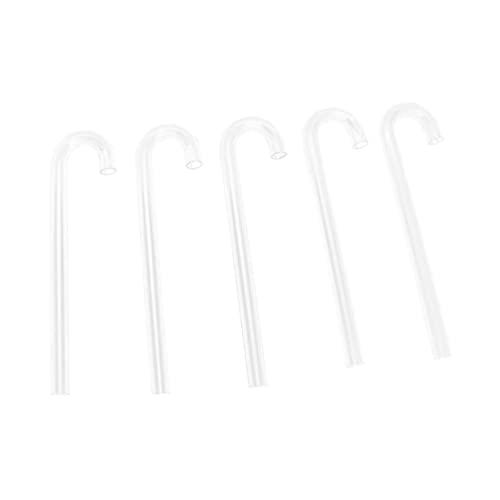 OFFSCH 5Stück Acryl Aquarium für Wasser Siphon zum Reinigen von Kies und Wasserwechsel im Aquarium zu Bedienen und Langlebig von OFFSCH