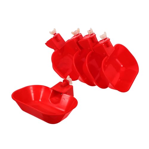 OFFSCH 5 stücke Huhn Wasser Tassen Automatische Feeder Große Geflügel Trinken Schüssel Einfache Montage für Ente Gans Truthahn OFFSCH 5 stücke Huhn Wasser Tassen Automatische Feeder Große Geflügel Trinken Schüssel Einfache Montage für Ente Gans Truthahn von OFFSCH