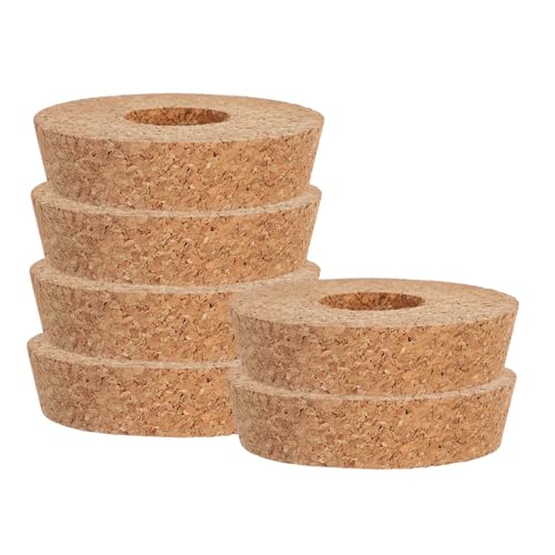 OFFSCH 6 Stück Teiliges Glas Pflanzgefäße mit Belüfteten Korkdeckeln Mittelloch Korkstopfen für Hydrokulturvasen Wiederverwendbar Langlebig Transparent für Terrarien und Blumenvasen OFFSCH 6 Stück Teiliges Glas Pflanzgefäße mit Belüfteten Korkdeckeln Mittelloch Korkstopfen für Hydrokulturvasen Wiederverwendbar Langlebig Transparent für Terrarien und Blumenvasen von OFFSCH