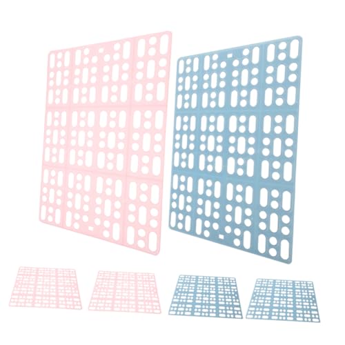 OFFSCH 6 Stücke Kunststoffmatte Für Kleintiere Haustier Fußmatte Nest Pad Bodenkissen Für Kaninchen Meerschweinchen Hamster Ratten von OFFSCH