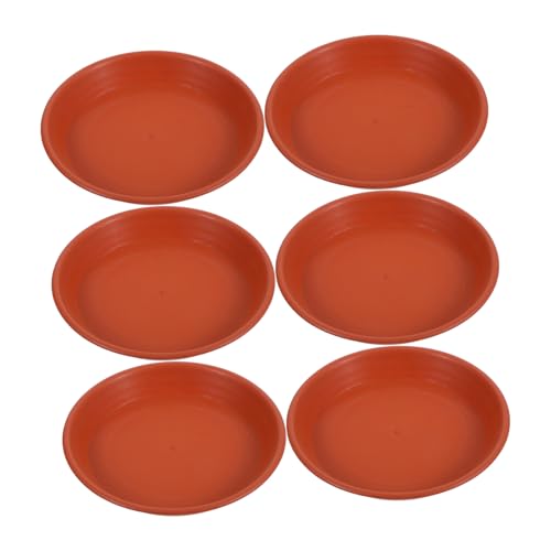 OFFSCH 6stücke Pflanzuntersetzer Runde Blumentopf-Schalen Wasserfeste Blumentopfunterlage Für Und Garten Für Pflanzenpflege Und Wassermanagement von OFFSCH