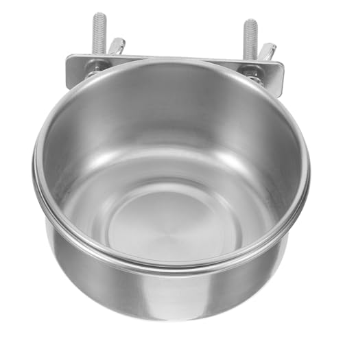 OFFSCH Edelstahl Futter Und Wasserschale Für Vögel Mit Halterung Multifunktionale Schüssel Für Papageien Sittiche Und Andere Vogelarten Robustes Und Sicheres Zubehör Für OFFSCH Edelstahl Futter Und Wasserschale Für Vögel Mit Halterung Multifunktionale Schüssel Für Papageien Sittiche Und Andere Vogelarten Robustes Und Sicheres Zubehör Für von OFFSCH