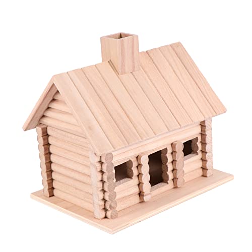 OFFSCH Holzhaus Vogelnest holzhäuser blockbohlenhaus Vogelhäuschen zum Basteln hängende Vogelhausdekoration im Freien Spatz Kolibri unfertige Vogelhäuser Vogelhütte Bett Kiefer Vogelnest OFFSCH Holzhaus Vogelnest holzhäuser blockbohlenhaus Vogelhäuschen zum Basteln hängende Vogelhausdekoration im Freien Spatz Kolibri unfertige Vogelhäuser Vogelhütte Bett Kiefer Vogelnest von OFFSCH
