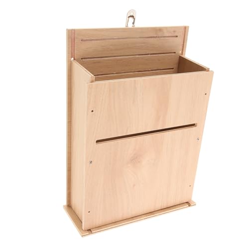 OFFSCH Fledermaushaus für draußen Fledermauskasten aus Holz handgefertigte Gartendekoration einfache Aufhängemöglichkeit OFFSCH Fledermaushaus für draußen Fledermauskasten aus Holz handgefertigte Gartendekoration einfache Aufhängemöglichkeit von OFFSCH