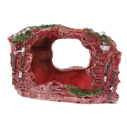 OFFSCH Kompakte Aquariumhöhle Hochwertigem Harz Dekoration Für Fischtanks Und Aquarien Für Stabilem Stand Und Natürlichem Design von OFFSCH