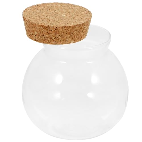 OFFSCH Pflanzen Glasbehälter Terrarium-glasbehälter Für Pflanzen Transparente Flasche Mit Korken Tischdekoration Landschaftsbehälter DIY-Flasche Für Mikrolandschaften von OFFSCH