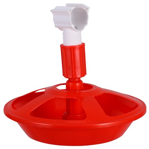 OFFSCH Vogel-Wasserspender für Hühner, Enten, Wachteln, Automatischer Hühnerfutterautomat, auslaufsicher, Bodengitter-Design OFFSCH Vogel-Wasserspender für Hühner, Enten, Wachteln, Automatischer Hühnerfutterautomat, auslaufsicher, Bodengitter-Design von OFFSCH