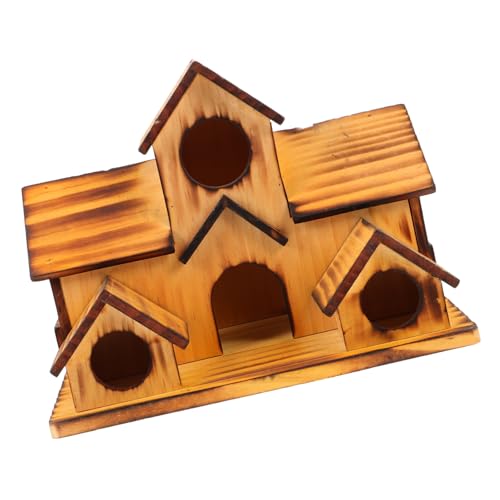 OFFSCH Futterhäuschen Für Vogel Vogelhaus Aus Holz Für Den Außenbereich Rustikales Vogelhäuschen Handgefertigtes Vogelzubehör Ideal Für Wildvögel Wetterfest Und Langlebig Perfekt Für Garten Und Balkon OFFSCH Futterhäuschen Für Vogel Vogelhaus Aus Holz Für Den Außenbereich Rustikales Vogelhäuschen Handgefertigtes Vogelzubehör Ideal Für Wildvögel Wetterfest Und Langlebig Perfekt Für Garten Und Balkon von OFFSCH
