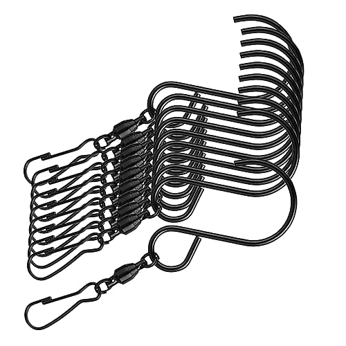OFFSCH 10er-Pack Schwenkhaken Aus Edelstahl 360 Grad Drehbar Für Windspiele Vogelhäuschen Modernes Design Für von OFFSCH