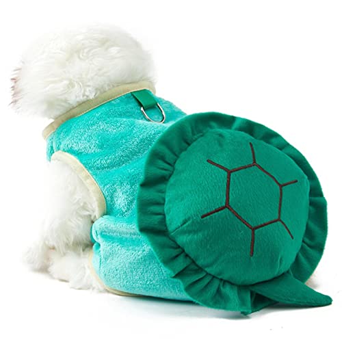 Weihnachtsschildkrötenkostüm für Haustiere – Kostüm für Haustiere, Schildkröte, Weihnachtshund, Kostüm für Welpen, Kätzchen, verstellbar für kleine Hunde von OFFSUM