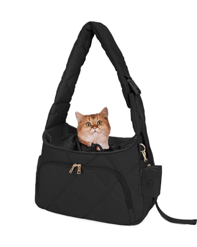 OFY Haustier-Tragetasche, Tragetasche, Welpentasche, freihändig, flauschig, gesteppt, atmungsaktiv, für kleine Hunde, Katzen, mit Reise-Sicherheitsgeschirr, Lotus, zum Patent angemeldet OFY Haustier-Tragetasche, Tragetasche, Welpentasche, freihändig, flauschig, gesteppt, atmungsaktiv, für kleine Hunde, Katzen, mit Reise-Sicherheitsgeschirr, Lotus, zum Patent angemeldet von OFY