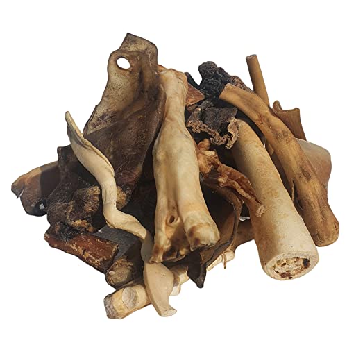 OGF® Dental Natur (L) 1300g Mix- 100% hundezahnbürste Natur leckerli/Zahnpflege für große Hunde, dental Sticks Hilfe Zähneputzen Rinder, Lamm, Büffel von OGF