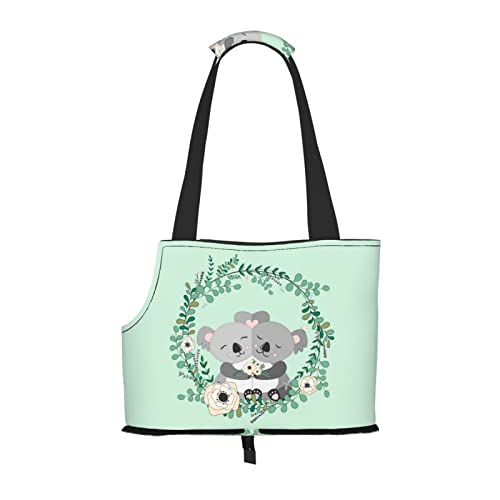 Koala Faltbare Hundetragetasche, Tragetasche, geeignet für Welpen, kleine Hunde und Katzen für Outdoor-Reisen von OGNOT