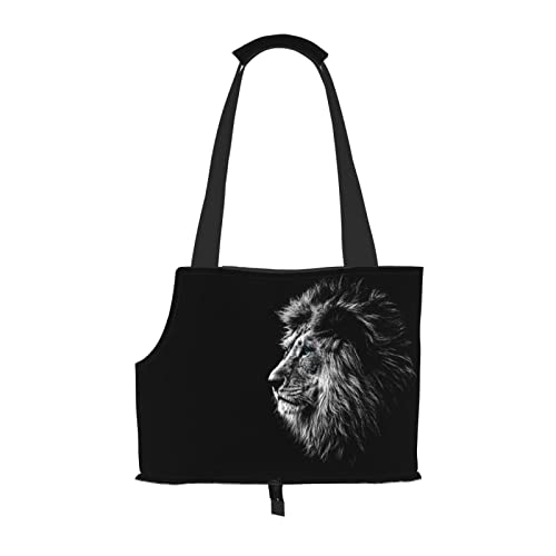 Löwe Faltbare Hundetragetasche, Tragetasche, geeignet für Welpen, kleine Hunde und Katzen für Outdoor-Reisen von OGNOT