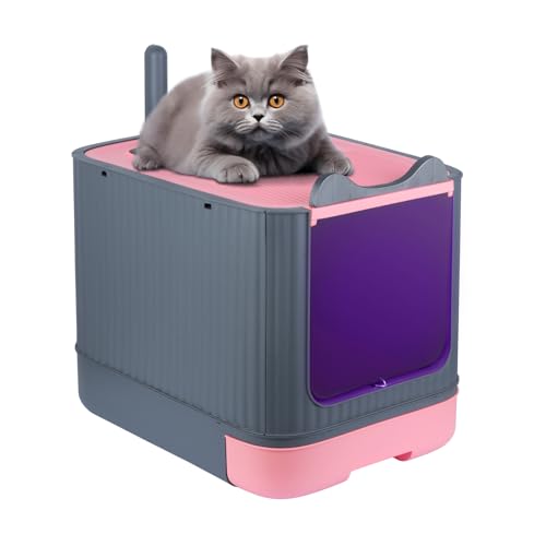 OHMG Selbstreinigende Katzentoilette Katzenklo Selbstreinigend, Automatische Elektrisches Katzenklo,Geschlossen XXL Elektrisches Katzenklo mit Sieb,Geruchsbeseitigung OHMG Selbstreinigende Katzentoilette Katzenklo Selbstreinigend, Automatische Elektrisches Katzenklo,Geschlossen XXL Elektrisches Katzenklo mit Sieb,Geruchsbeseitigung von OHMG
