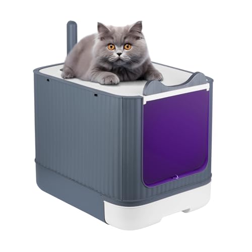 OHMG Selbstreinigende Katzentoilette Katzenklo Selbstreinigend, Automatische Elektrisches Katzenklo,Geschlossen XXL Elektrisches Katzenklo mit Sieb,Geruchsbeseitigung OHMG Selbstreinigende Katzentoilette Katzenklo Selbstreinigend, Automatische Elektrisches Katzenklo,Geschlossen XXL Elektrisches Katzenklo mit Sieb,Geruchsbeseitigung von OHMG