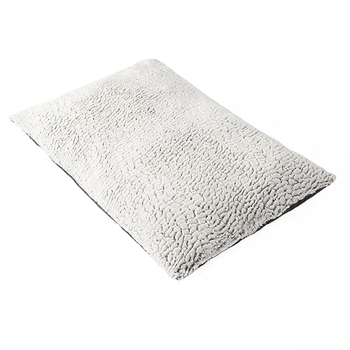 OHS Hundekäfig-Matratze, weiches, Flauschiges Hundebett, gepolstert, waschbar, rutschfest, großes Haustierbett, beruhigendes Hundebett, grau, 63 cm x 106 cm OHS Hundekäfig-Matratze, weiches, Flauschiges Hundebett, gepolstert, waschbar, rutschfest, großes Haustierbett, beruhigendes Hundebett, grau, 63 cm x 106 cm von OHS