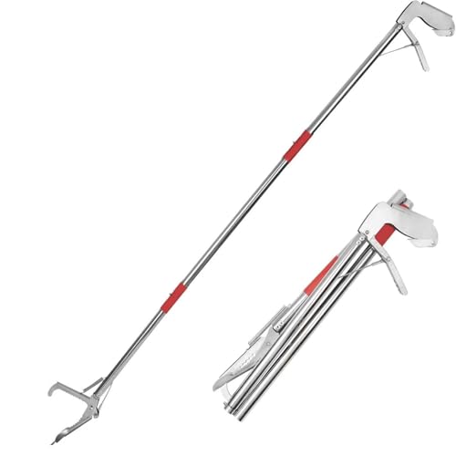 127 cm langer Schlangengreifer, Schlangengreifer, nur 43,2 cm nach dem Falten, Schlangenstab geeignet für viele Szenarien, Schlangen-Werkzeuge können auch als Reptilienzange und Schlangenhaken von OHYV