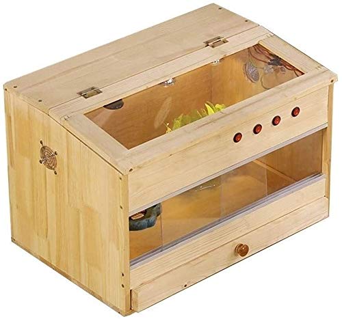 Tragbarer Kleiner Amphibientank, Büro-Reptilien-Terrarium, Schildkrötenkäfigbox, Uhrenaufzuchttank – Reptilien-Amphibienkäfig, Eidechsen-Schildkröten-Schlangenbox Tragbarer Kleiner Amphibientank, Büro-Reptilien-Terrarium, Schildkrötenkäfigbox, Uhrenaufzuchttank – Reptilien-Amphibienkäfig, Eidechsen-Schildkröten-Schlangenbox von OHaGin