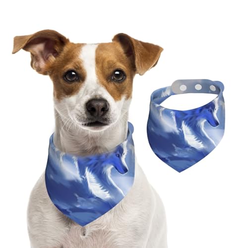 Doppelseitiges Hundehalstuch aus Baumwolle, für Mädchen und Jungen, waschbar, Motiv: Schneewolf, laufender Hund, Schal, Lätzchen für kleine, mittelgroße und große Hunde, Katzen, Haustiere, klein Doppelseitiges Hundehalstuch aus Baumwolle, für Mädchen und Jungen, waschbar, Motiv: Schneewolf, laufender Hund, Schal, Lätzchen für kleine, mittelgroße und große Hunde, Katzen, Haustiere, klein von OIBNKCN