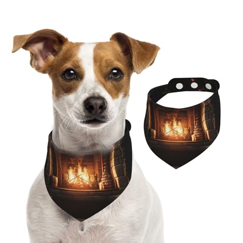 Doppelseitiges Hundehalstuch aus Baumwolle, für Mädchen und Jungen, waschbar, für kleine, mittelgroße und große Hunde, Katzen, Haustiere, Größe L Doppelseitiges Hundehalstuch aus Baumwolle, für Mädchen und Jungen, waschbar, für kleine, mittelgroße und große Hunde, Katzen, Haustiere, Größe L von OIBNKCN