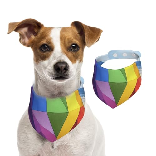 Doppelseitiges Hundehalstuch aus Baumwolle, für Mädchen und Jungen, waschbar, gespleißter Teddybär, für kleine, mittelgroße und große Hunde, Katzen, Haustiere, groß Doppelseitiges Hundehalstuch aus Baumwolle, für Mädchen und Jungen, waschbar, gespleißter Teddybär, für kleine, mittelgroße und große Hunde, Katzen, Haustiere, groß von OIBNKCN