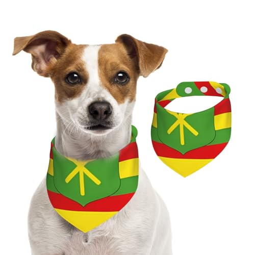 Doppelseitiges Hundehalstuch aus Baumwolle, für Mädchen und Jungen, waschbar, hawaiianische Flagge, für kleine, mittelgroße und große Hunde, Katzen, Haustiere, klein Doppelseitiges Hundehalstuch aus Baumwolle, für Mädchen und Jungen, waschbar, hawaiianische Flagge, für kleine, mittelgroße und große Hunde, Katzen, Haustiere, klein von OIBNKCN