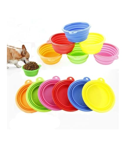 OISE ART STORE Trade Shop – Set mit 2 faltbaren Schüsseln aus Silikon für die Reise, für Hunde, Katzen und Tiere OISE ART STORE Trade Shop – Set mit 2 faltbaren Schüsseln aus Silikon für die Reise, für Hunde, Katzen und Tiere von OISE ART STORE
