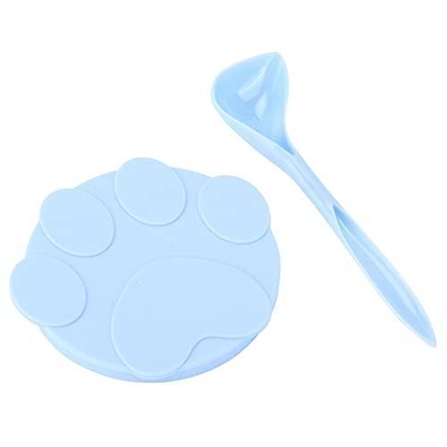 OKAT Dosenverschlussdeckel, langlebiger süßer Haustierdosendeckel zum Versiegeln des Deckels zur Aufbewahrung von Lebensmitteln für Katzenhunde(Blau) von OKAT