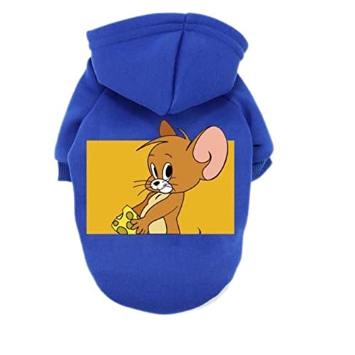 Haustierkleidung Bedruckt Welpen Hoodie Mantel Winter Warm Haustier Kleidung Chihuahua Pullover Welpe Katze Kapuze Hund Haustier Kleidung-6,S von OKGD